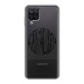 Полупрозрачный дизайнерский пластиковый чехол для Samsung Galaxy A12 Абстракции 5