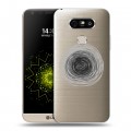 Полупрозрачный дизайнерский пластиковый чехол для LG G5 Абстракции 5