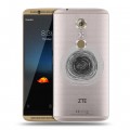 Полупрозрачный дизайнерский пластиковый чехол для ZTE Axon 7 Абстракции 5