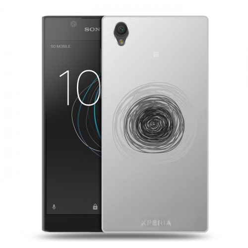 Полупрозрачный дизайнерский пластиковый чехол для Sony Xperia L1 Абстракции 5