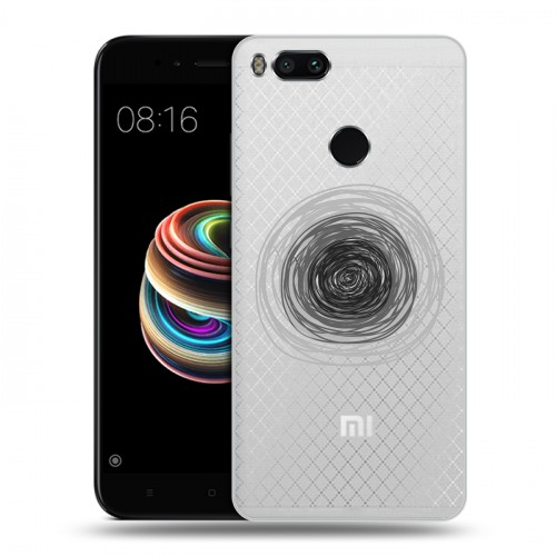 Полупрозрачный дизайнерский пластиковый чехол для Xiaomi Mi5X Абстракции 5