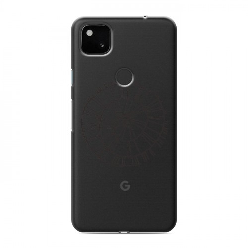 Полупрозрачный дизайнерский пластиковый чехол для Google Pixel 4a Абстракции 5