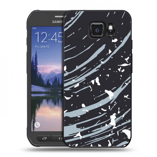 Дизайнерский пластиковый чехол для Samsung Galaxy S6 Active Абстракции