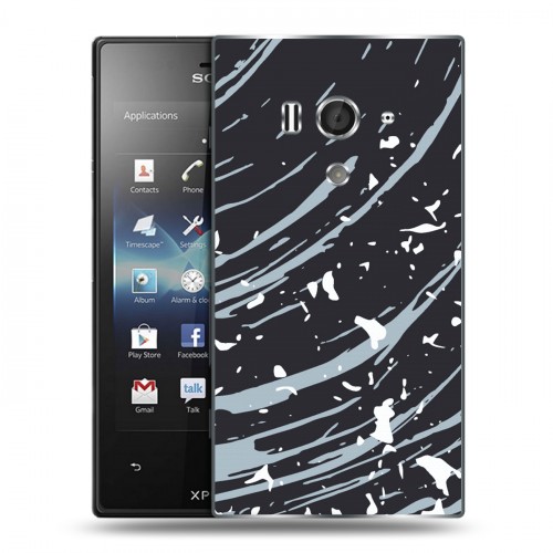 Дизайнерский пластиковый чехол для Sony Xperia acro S Абстракции