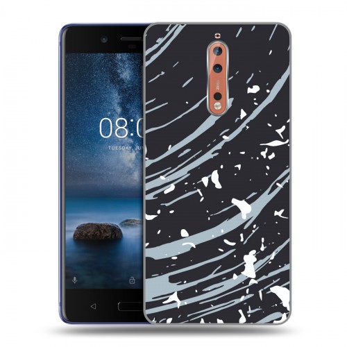 Дизайнерский пластиковый чехол для Nokia 8 Абстракции