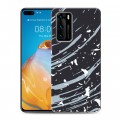 Дизайнерский силиконовый с усиленными углами чехол для Huawei P40 Абстракции