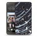 Дизайнерский пластиковый чехол для HTC Desire 700 Абстракции