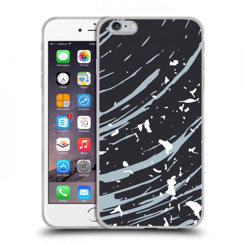 Дизайнерский силиконовый чехол для Iphone 6 Plus/6s Plus Абстракции