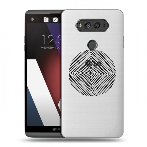 Полупрозрачный дизайнерский пластиковый чехол для LG V20 Абстракции 5