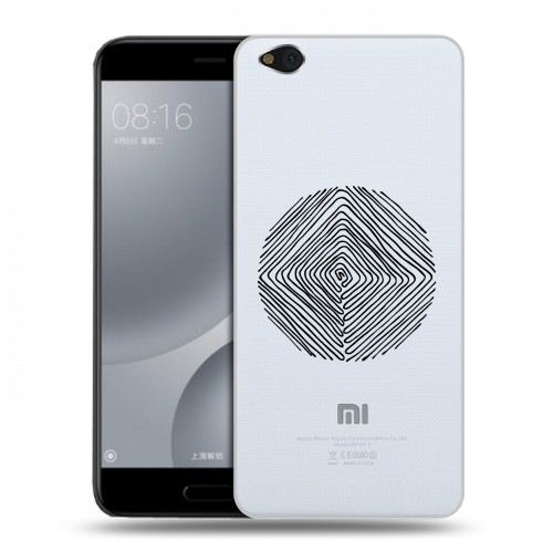 Полупрозрачный дизайнерский пластиковый чехол для Xiaomi Mi5C Абстракции 5