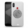 Полупрозрачный дизайнерский силиконовый чехол для Xiaomi Mi8 SE Абстракции 5