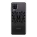 Полупрозрачный дизайнерский пластиковый чехол для Samsung Galaxy A12 Абстракции