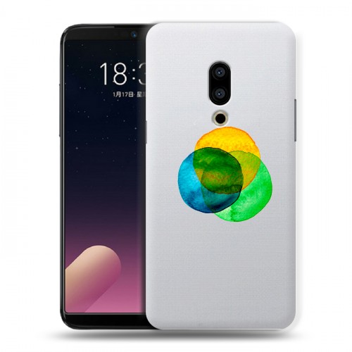 Полупрозрачный дизайнерский пластиковый чехол для Meizu 15 Plus Абстракции 5