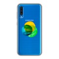 Полупрозрачный дизайнерский пластиковый чехол для Samsung Galaxy A50 Абстракции 5