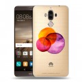 Полупрозрачный дизайнерский пластиковый чехол для Huawei Mate 9 Абстракции