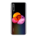 Полупрозрачный дизайнерский силиконовый чехол для Huawei Y8p Абстракции