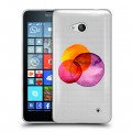 Полупрозрачный дизайнерский пластиковый чехол для Microsoft Lumia 640 Абстракции