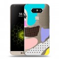 Полупрозрачный дизайнерский пластиковый чехол для LG G5 Абстракции