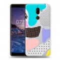 Полупрозрачный дизайнерский пластиковый чехол для Nokia 7 Plus Абстракции