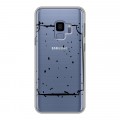 Полупрозрачный дизайнерский пластиковый чехол для Samsung Galaxy S9 Абстракции