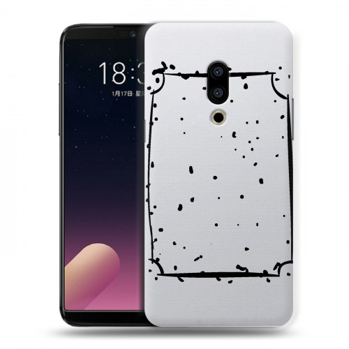 Полупрозрачный дизайнерский пластиковый чехол для Meizu 15 Plus Абстракции