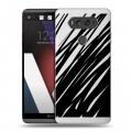 Полупрозрачный дизайнерский пластиковый чехол для LG V20 Абстракции