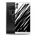 Полупрозрачный дизайнерский пластиковый чехол для Sony Xperia XZs Абстракции