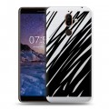 Полупрозрачный дизайнерский пластиковый чехол для Nokia 7 Plus Абстракции