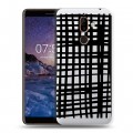 Полупрозрачный дизайнерский пластиковый чехол для Nokia 7 Plus Абстракции