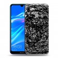 Полупрозрачный дизайнерский пластиковый чехол для Huawei Y6 (2019) Абстракции