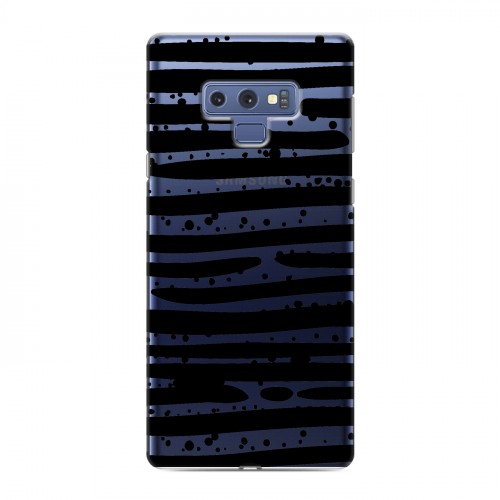 Полупрозрачный дизайнерский силиконовый с усиленными углами чехол для Samsung Galaxy Note 9 Абстракции 2