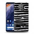 Полупрозрачный дизайнерский пластиковый чехол для Nokia 9 PureView Абстракции 2