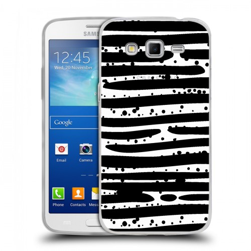 Полупрозрачный дизайнерский пластиковый чехол для Samsung Galaxy Grand 2 Абстракции 2