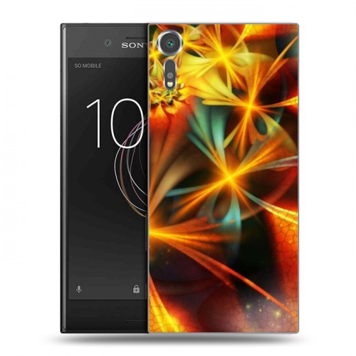 Дизайнерский пластиковый чехол для Sony Xperia XZs Абстракции Сияние