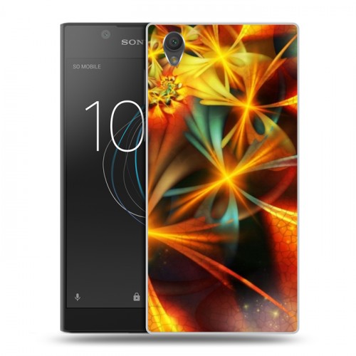 Дизайнерский пластиковый чехол для Sony Xperia L1 Абстракции Сияние