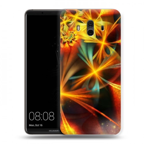 Дизайнерский пластиковый чехол для Huawei Mate 10 Абстракции Сияние