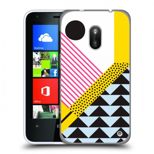 Дизайнерский пластиковый чехол для Nokia Lumia 620 Абстракции 3