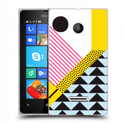 Дизайнерский пластиковый чехол для Microsoft Lumia 435 Абстракции 3