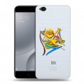 Полупрозрачный дизайнерский пластиковый чехол для Xiaomi Mi5C Абстракции