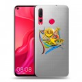 Полупрозрачный дизайнерский пластиковый чехол для Huawei Nova 4 Абстракции