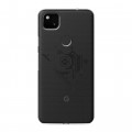 Полупрозрачный дизайнерский пластиковый чехол для Google Pixel 4a Абстракции 3