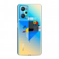 Полупрозрачный дизайнерский силиконовый чехол для Realme GT Neo 2 Абстракции 3