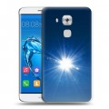 Дизайнерский пластиковый чехол для Huawei Nova Plus Абстракции Сияние