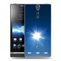 Дизайнерский пластиковый чехол для Sony Xperia S Абстракции Сияние