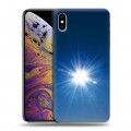 Дизайнерский силиконовый чехол для Iphone Xs Max Абстракции Сияние