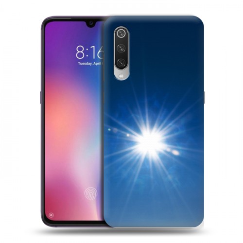 Дизайнерский силиконовый с усиленными углами чехол для Xiaomi Mi9 Абстракции Сияние