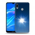 Дизайнерский пластиковый чехол для Huawei Y6 (2019) Абстракции Сияние