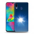 Дизайнерский пластиковый чехол для Samsung Galaxy M20 Абстракции Сияние