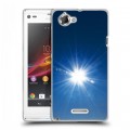 Дизайнерский пластиковый чехол для Sony Xperia L Абстракции Сияние