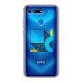 Полупрозрачный дизайнерский силиконовый чехол для Huawei Honor View 20 Абстракции 3